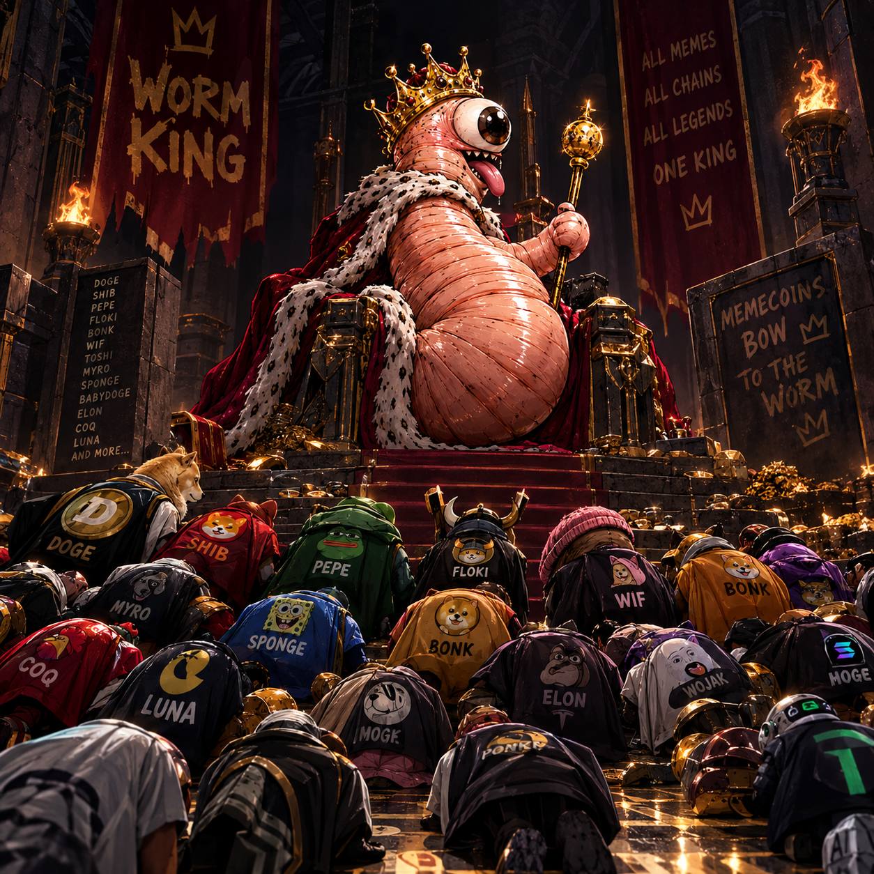 King DIH on his throne